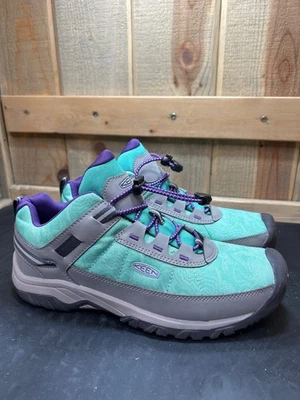 Zapatos de senderismo Keen Youth talla 6 Targhee Sport Vent EU38 verde azulado púrpura exterior Foto 1 de 4