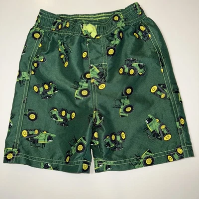 Bañador John Deere verde estampado tractor niños pequeños talla 3T  Foto 1 de 4