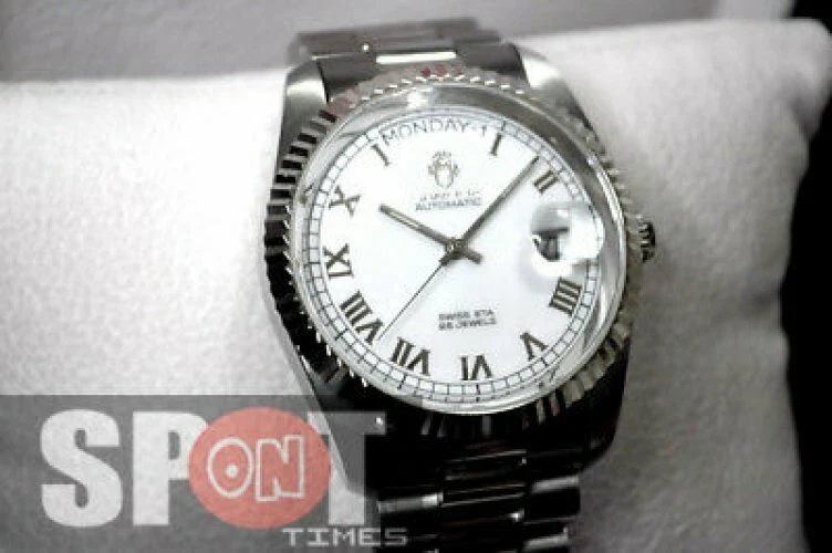 Sandoz Classic Swiss ETA 25 Jewels Automatic Men's Watch 8783D34-8 - Image 1 of 1