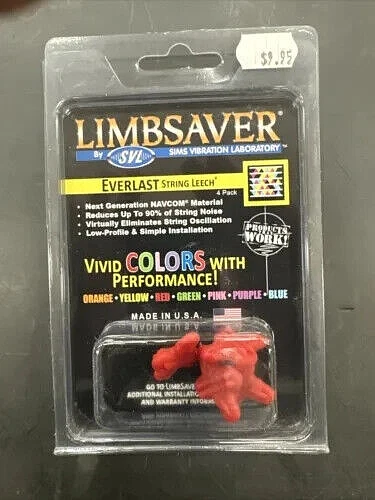 Limbsaver SIMS Everlast String Leech Red 4/PK - Image 1 of 1