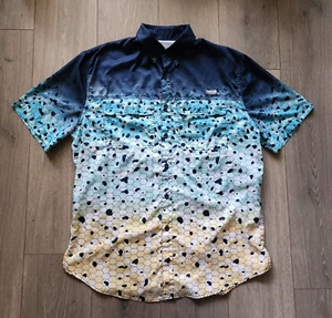 Ocean Coast Outdoor Button Up Shirt Men's M Lightweight Quick Dry Vent Fish Surf - Picture 1 of 12