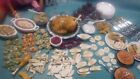 Ooak 1:6 Miniature  Food Holiday Thanksgiving Turkey Dinner 4-10 B