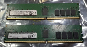 Micron 16GB 2Rx8 PC4-3200AA -SET OF 2- MTA18ASF2G72PDZ-3G2E1UG - Picture 1 of 1