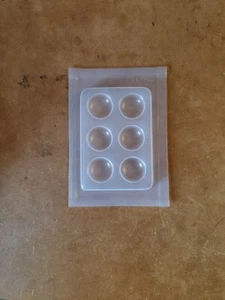 Stampo a cupola in plastica resistente 25 mm x 10 mm sapone gioielli artigianato - Foto 1 di 1