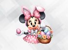 Easter Minnie Mouse bunny ear vinyl sticker decal 6 size's vb516