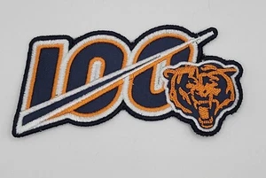 Chicago Bears 100th Season (Larger Size) Embroidered Patch. Celebrate Bears 100. - Picture 1 of 4