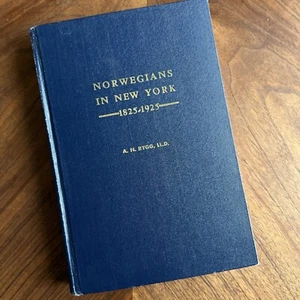 Norwegians in New York, 1825-1925 A.N. Rygg First Edition Book Original - Picture 1 of 8