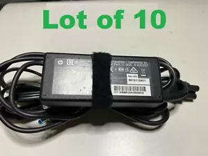 LOT OF 10 Original HP ProBook 19.5V 65W Charger 430 440 450 455 470 G3 BLUE TIP - Picture 1 of 4