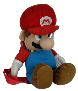 Super Mario Plush 18” Official Nintendo Stuffed Backpack Buddy Doll - Picture 1 of 10