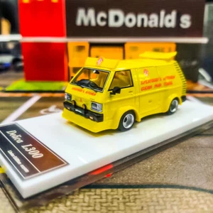 MJ 1/64 Jackie Chan's Delica Mitsubishi L300 Fast Food Truck Resin Car Model - Picture 1 of 9