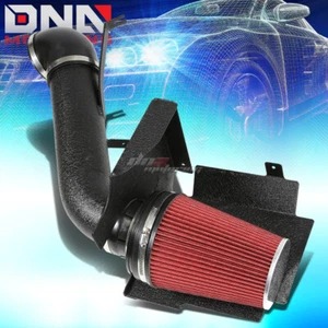 FOR 99-06 GMT800 CADILLAC ESCALADE/EXT V8 WRINKLE FINISH AIR INTAKE+HEAT SHIELD - Picture 1 of 6