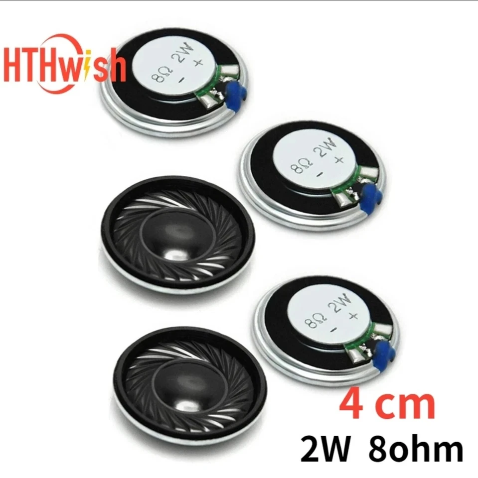 Altavoz Mini Imán Interno 5 Piezas 2W 40mm Diámetro 8 Ohmios, Stock en EE. UU. Foto 1 de 1