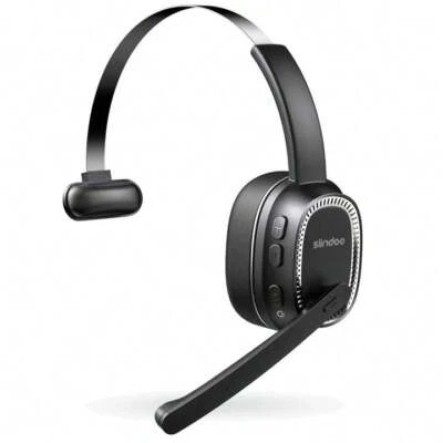 Siindoo JH-101 Wireless Call Center Headset 50H Talk Time Noise Canceling - Image 1 of 4
