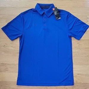 Under Armour Herren HeatGear Tech Loose Fit Kurzarm Poloshirt Indigo Blau Sm - Bild 1 von 10