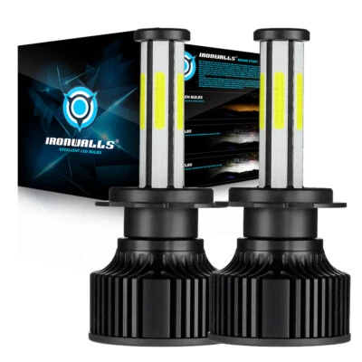 6-Side H7 LED Headlight Bulbs for Mercedes-Benz GLA250 2015-19 GLS450 2017-2019 - Image 1 of 4