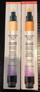 Lote de 2 Revlon Youth Fx Relleno + Corrector de desenfoque #06 Profundo Nuevo - Imagen 1 de 2