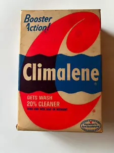 Vintage Climalene Detergent Booster 1 lb 8 oz box unopened box - Picture 1 of 5