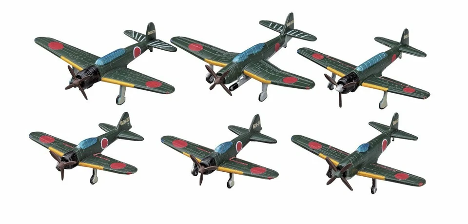 Hasegawa 1/450 Japanese Navy aircraft carrier based aircraft set parts for - Image 1 of 1