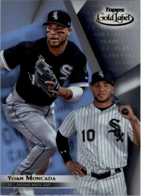 2018 Topps Gold Label Class 1 #34 Yoan Moncada Chicago White Sox Baseball Card - Image 1 of 2