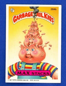 1987 Topps Garbage Pail Kids Series 7  # 284b Max Stacks - Picture 1 of 2
