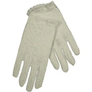 White Lace Communion/Special Occasion Gloves White - Ages: 7-14 years - NEW - Picture 1 of 2