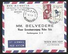 Lebanon Liban Nice Early Multifranked Air Mail Cover To Austria (#11019)