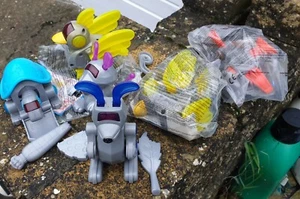 6 Stück McDonalds Happy Meal Spielzeug Sega Roboter Chi Haustier Schildkröte Hund Maus Vogel 2000 - Bild 1 von 4