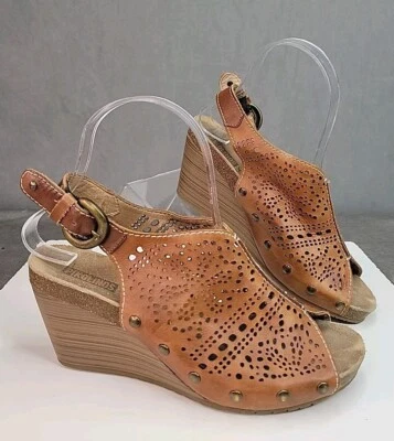 Sandalias Pikolinos Benissa de cuña con tachuelas punta abierta 37 para mujer talla 6,5-7 Foto 1 de 4