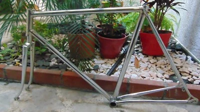 CIOCC 56 ctc RARO COLUMBUS ACERO CLÁSICO LISTO TOURING RESTAURACIÓN MARCO HORQUILLA Foto 1 de 4