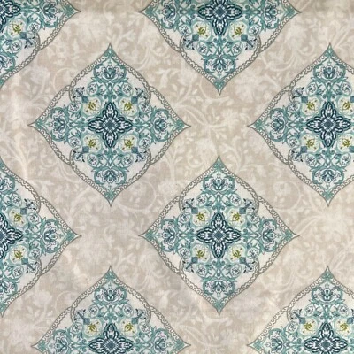 Persian Damask Motif Fabric, 140cm Wide, Upholstery Window Craft, Sold by Yard - Image 1 of 4