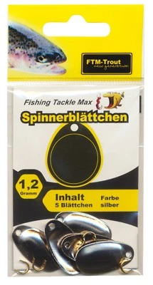 FTM Spinnerblättchen Trout verschiedene Gewichte 0,59€/Stck. Fishing Tackle Max  - Bild 1 von 4