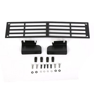 Para Chevy Silverado 2500 3500 HD 2015-2019 parachoques rejilla inserto negro Foto 1 de 4