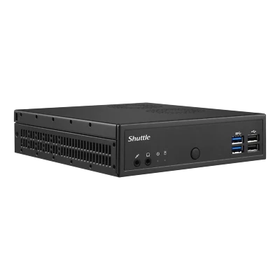 Shuttle XPC DH02U i3-7100U Compact 4K Quad Display Business Digital System PC - Image 1 of 4