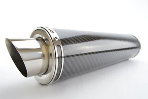 Triumph Sprint RS 99-04 SP Engineering Carbon Fibre Round Moto GP XL Exhaust - Picture 1 of 4