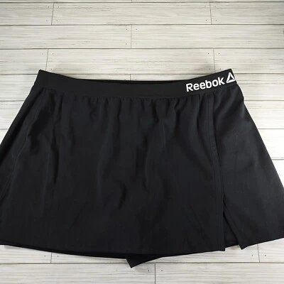 Pantalón corto deportivo Reebok para mujer talla XXL/EEG/TTG con corto negro liso  Foto 1 de 4