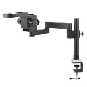 Braccio articolato morsetto staffa microscopio 76mm 50mm supporto messa a fuoco per stereo - Foto 1 di 23