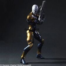 24cm PLAY ARTS Metal Gear Solid Gray Fox PVC Action Figure Model Toys In Box
