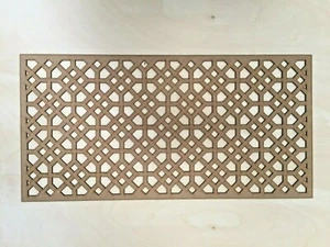 Rejillas de radiador gabinete de cribado decorativo MDF 3 mm y 6 mm artículo V19 - Imagen 1 de 3