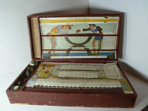 Gioco educativo vintage The 'Tell Bell', inglese, c.1930 - Foto 1 di 9