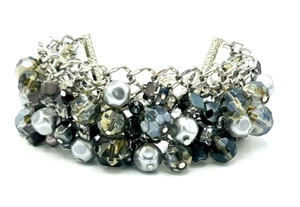 Premier Designs GRAND SLAM Chain Mail Cha Cha Bracelet - Picture 1 of 8