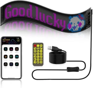 multicolor RGB LED Matrix Panel hell LEdSign 120x595mm programmierbar AppControl - Bild 1 von 5