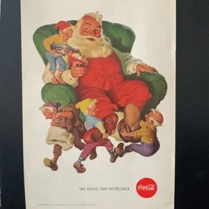 Vintage 1960 Coca-Cola The Pause that Refreshes Ad Advertisement - Picture 1 of 4