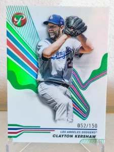 2024 Topps Pristine Clayton Kershaw Green /150 - Picture 1 of 2
