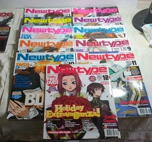 NEWTYPE USA 2007 Anime Manga Lot of 11 Volume # 1-3, 5-12 - Picture 1 of 24