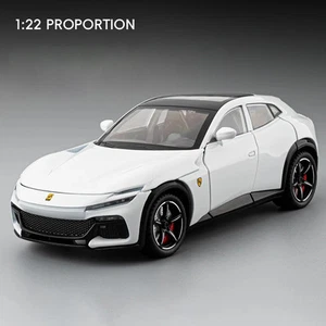 1:24 Purosangues FUV SUV Alloy Sports Car Model Diecast Racing Car Sound & Light - Picture 1 of 23