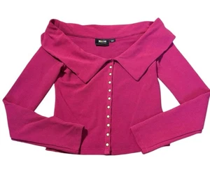 Blusa Top Anthropologie Maeve para Mujer XS Fuera del Hombro Abotonada Baya - Imagen 1 de 6