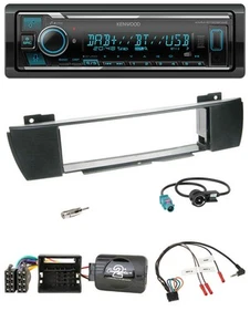 Kenwood Bluetooth Lenkrad DAB USB Autoradio für BMW X3 E83 2004-2010 mittig - Bild 1 von 10