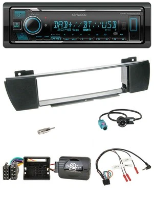 Kenwood Bluetooth Lenkrad DAB USB Autoradio für BMW X3 E83 2004-2010 mittig - Bild 1 von 4