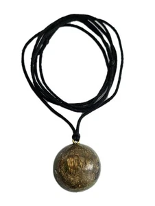 Orgone Pendant TAILSMAN Citrine Gemstones Good Luck Protection WEALTH - Picture 1 of 5