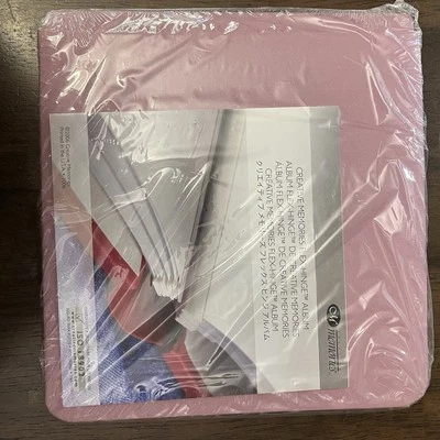 Creative Memories 7x7 Rosa Rosa Tela Cubierta Álbum de Recortes Flex Bisagra Álbum Sin Páginas Foto 1 de 4